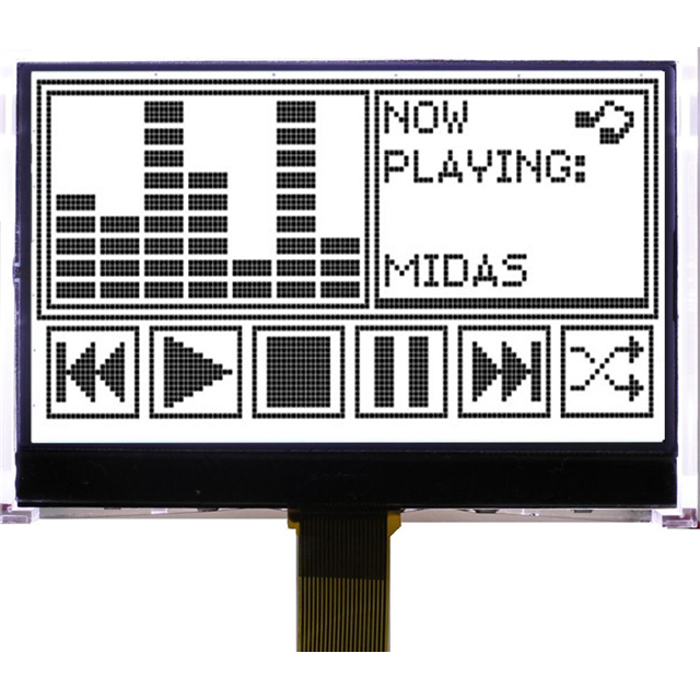 Midas Displays MCCOG128064N6W-FPTLW electronic component product image