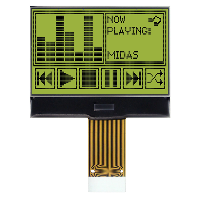 Midas Displays MCCOG128064B12W-SPR electronic component product image