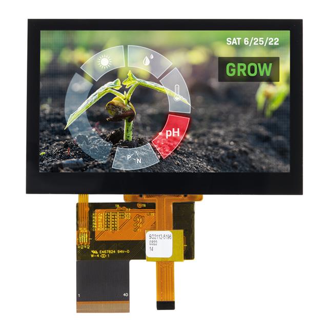 Newhaven Display Intl NHD-4.3-480272EF-ASXP-CTP electronic component product image