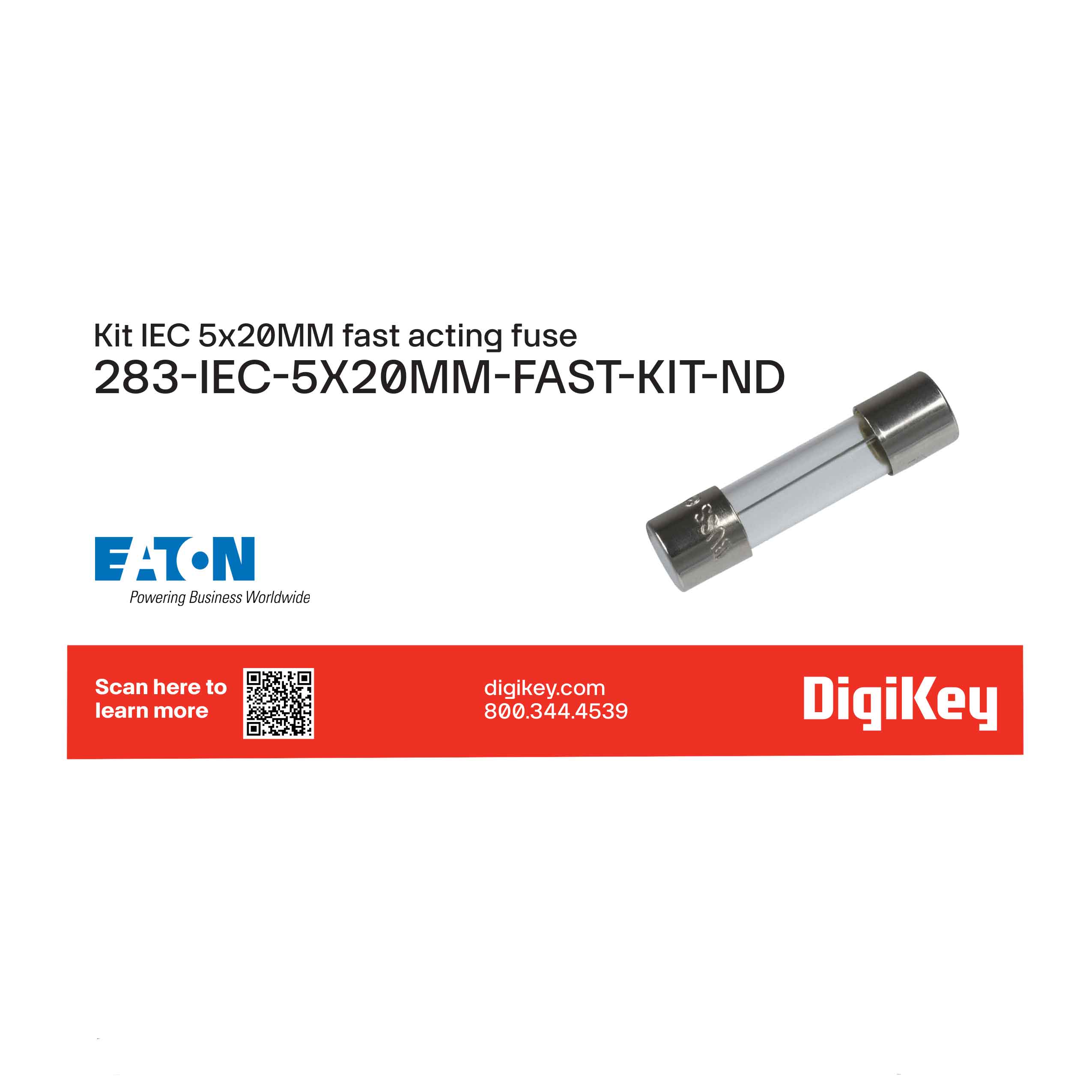 Eaton - Electronics Division IEC-5X20MM-FAST-KIT electronic component product image