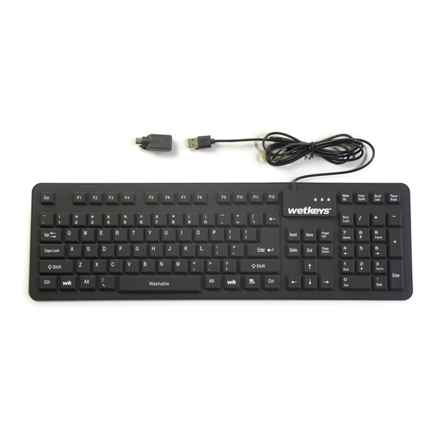 WetKeys Washable Keyboards KBWKFC106-BK electronic component product image