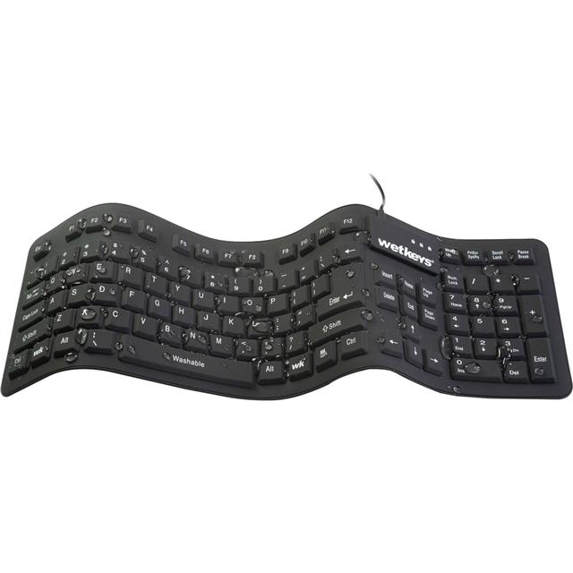 WetKeys Washable Keyboards KBWKFC106-BK-C20 electronic component product image
