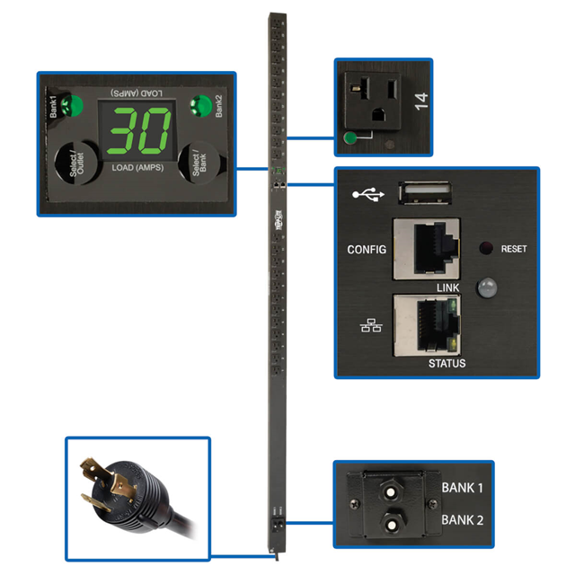 Eaton Tripp Lite PDUNVR30LX electronic component product image