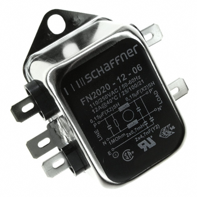 TE Connectivity Schaffner FN2020-12-06 electronic component product image