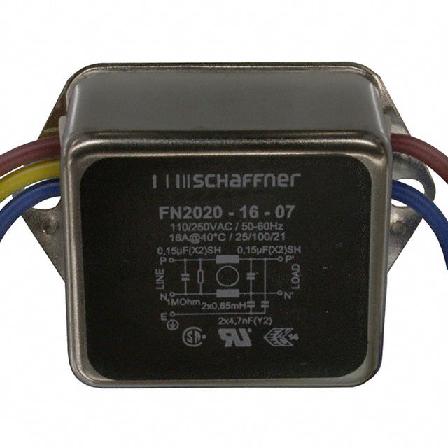 TE Connectivity Schaffner FN2020-16-07 electronic component product image