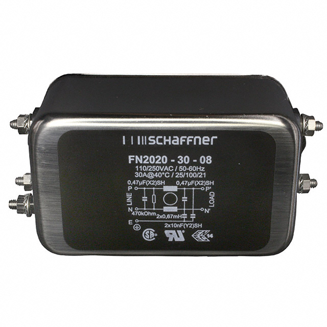 TE Connectivity Schaffner FN2020-30-08 electronic component product image