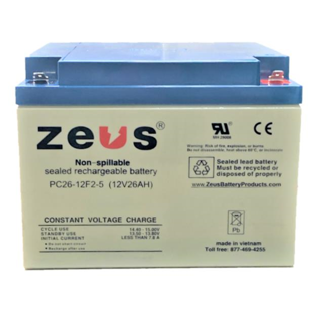 ZEUS Battery Products PC26-12F2 electronic component product image