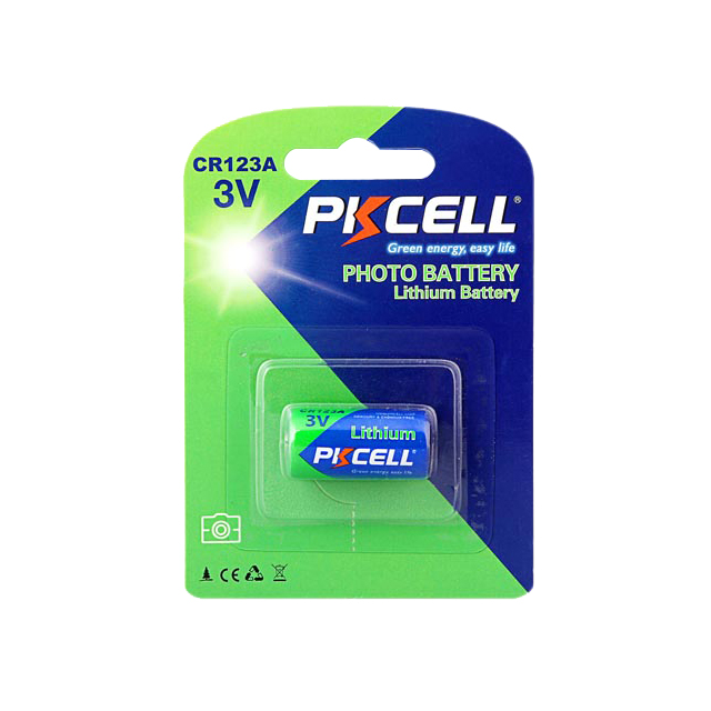 PKCELL CR123A-1B electronic component product image