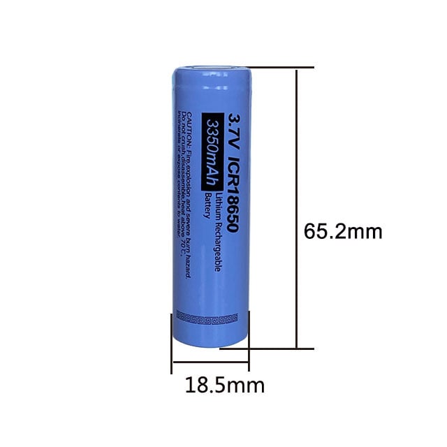 PKCELL ICR18650-3350-F electronic component product image