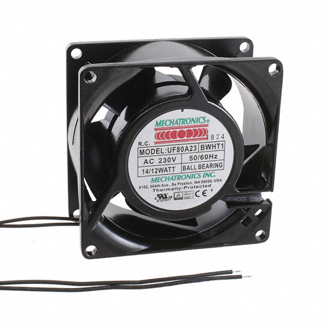Mechatronics Fan Group UF80A23-BWHR-T1 electronic component product image