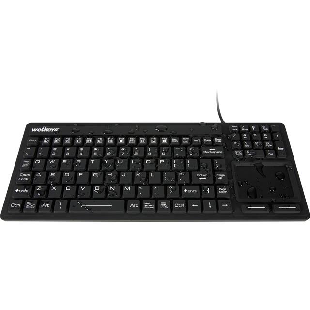 WetKeys Washable Keyboards KBWKRC106T-BK-C20 electronic component product image
