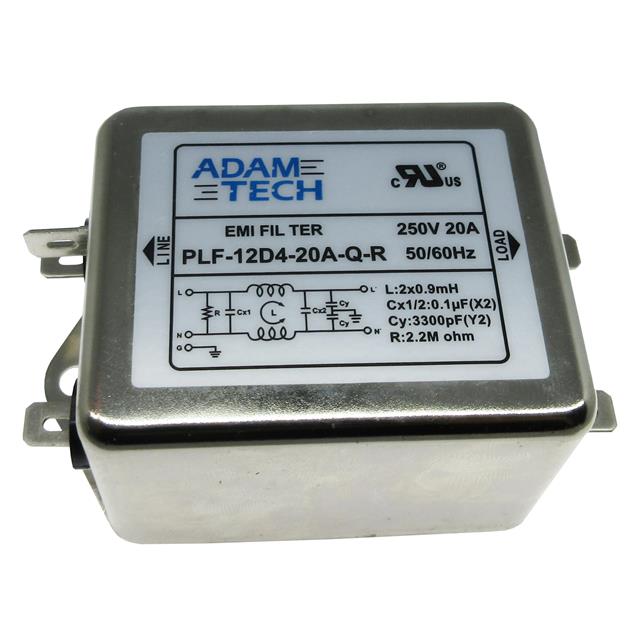 Adam Tech PLF-12D4-20A-Q-R electronic component product image