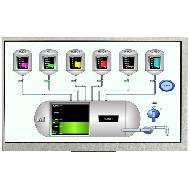 Midas Displays MDT0700ESH-HDMI electronic component product image