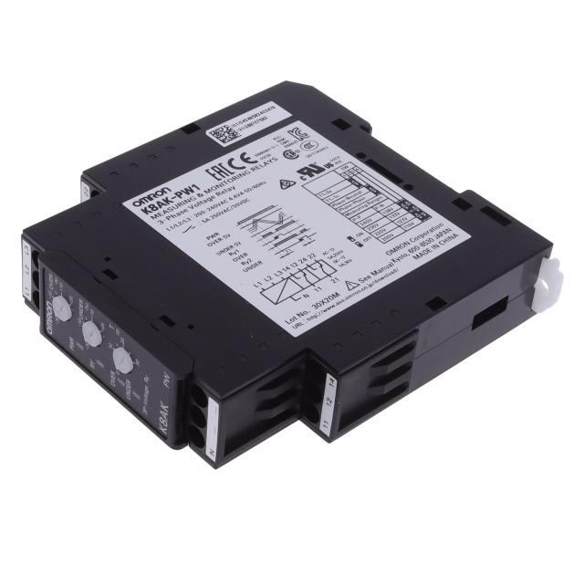 Omron Automation and Safety K8AK-PW1 200/240VAC electronic component product image