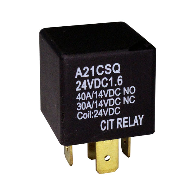 CIT Relay and Switch A21CSQ24VDC1.6 electronic component product image