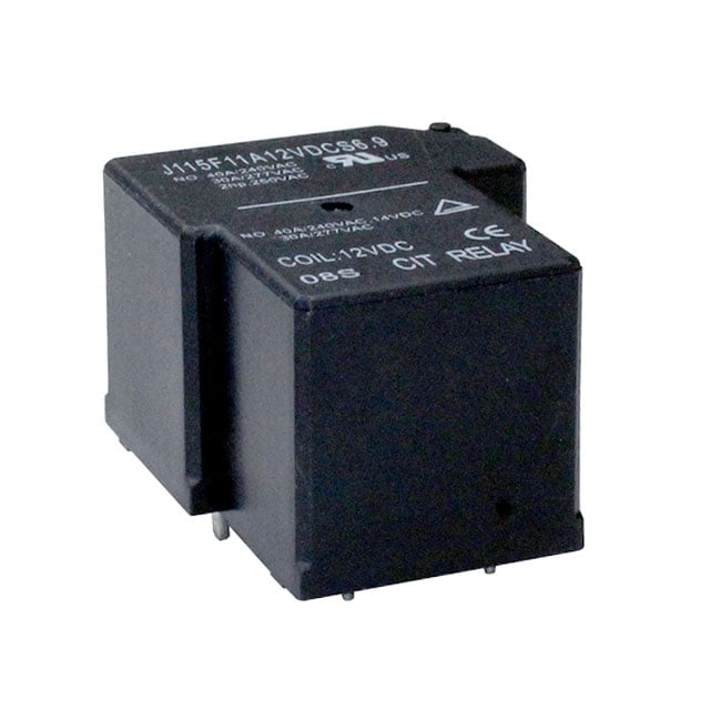 CIT Relay and Switch J115F11A12VDCS6.9 electronic component product image