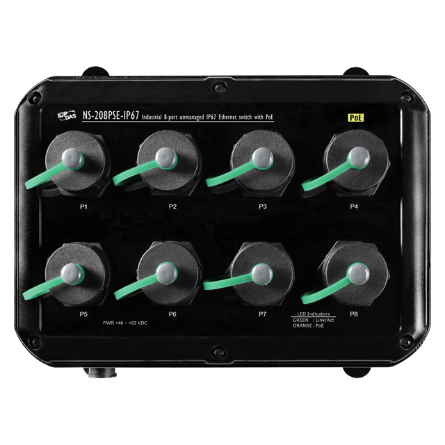 ICP DAS USA INC NS-208PSE-IP67 electronic component product image
