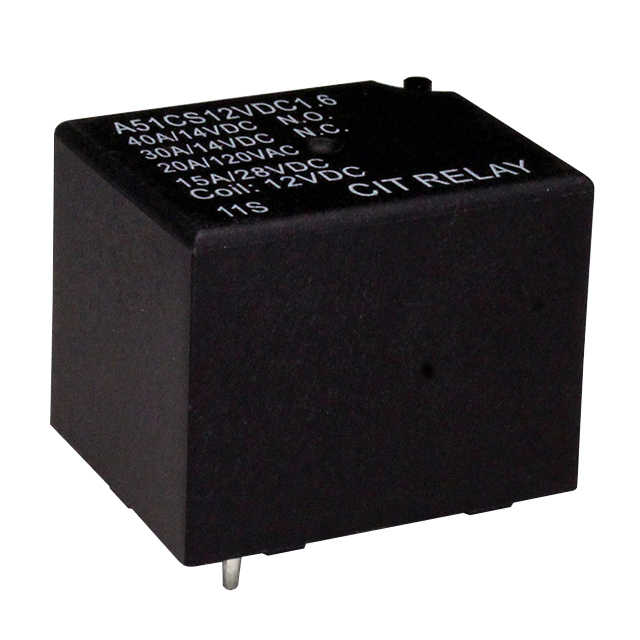 CIT Relay and Switch A51CS12VDC1.6 electronic component product image