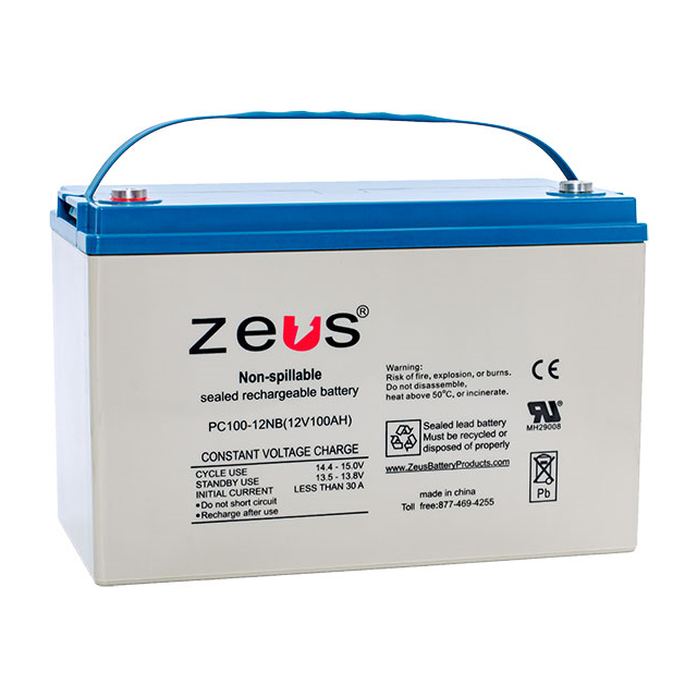 ZEUS Battery Products PC100-12NB electronic component product image