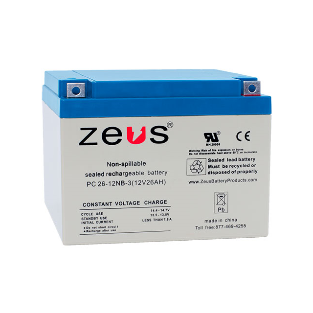 ZEUS Battery Products PC26-12NB electronic component product image