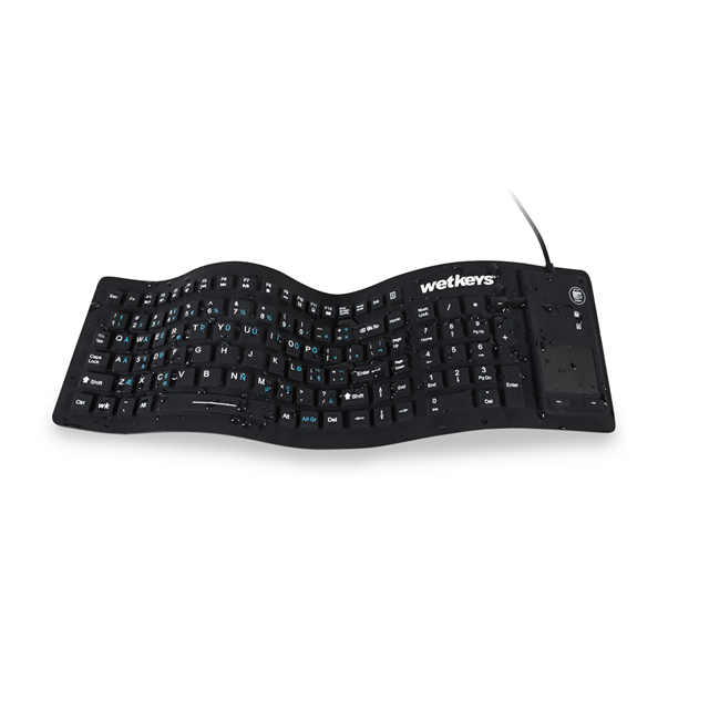 WetKeys Washable Keyboards KBWKFC103STI-BK electronic component product image
