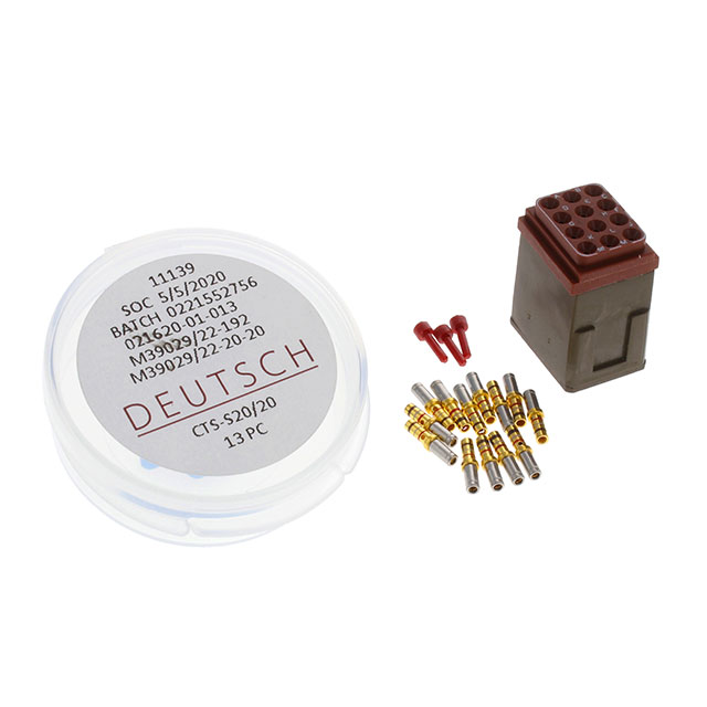 TE Connectivity Deutsch Connectors M81714/60-20-01 electronic component product image