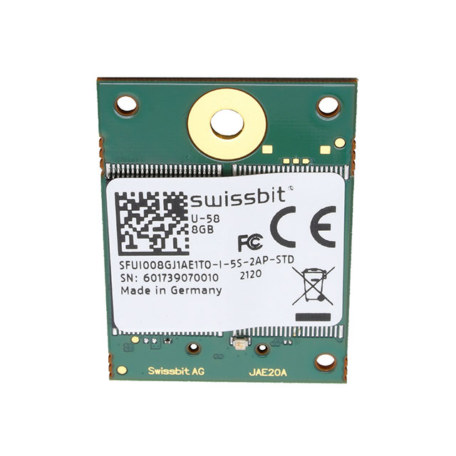 Swissbit SFUI008GJ1AE1TO-I-5S-2AP-STD electronic component product image