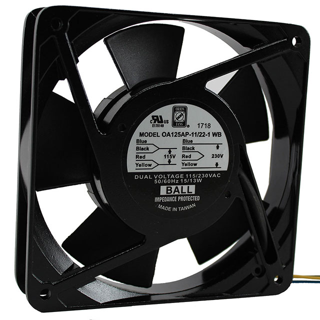 Orion Fans OA125AP-11/22-1WB electronic component product image