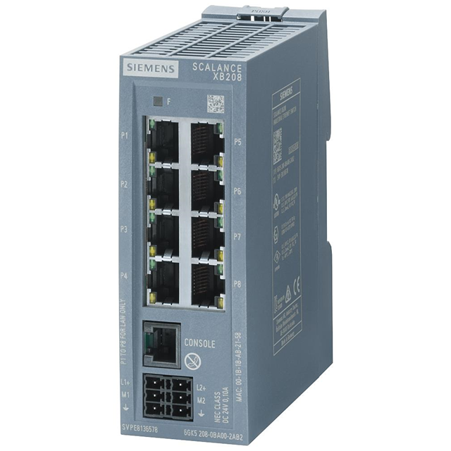 Siemens 6GK52080BA002AB2 electronic component product image