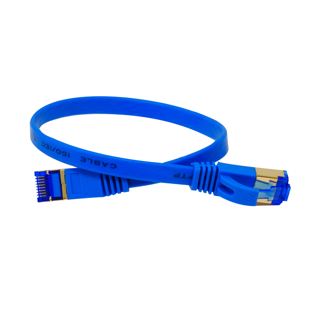 QualGear QG-CAT7F-1FT-BLU electronic component product image