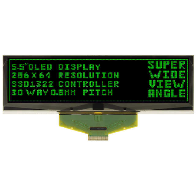 Midas Displays MCOT256064C1Y-GM electronic component product image