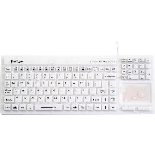 WetKeys Washable Keyboards KBSTRC106T-W-C10 electronic component product image