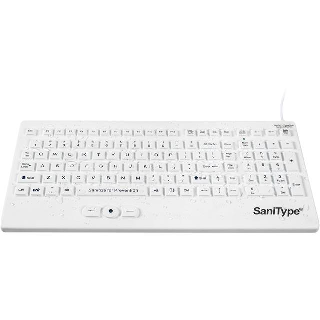 WetKeys Washable Keyboards KBSTRC105SPI-W-C10 electronic component product image