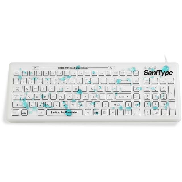 WetKeys Washable Keyboards KBSTRC106SC-W-C10 electronic component product image