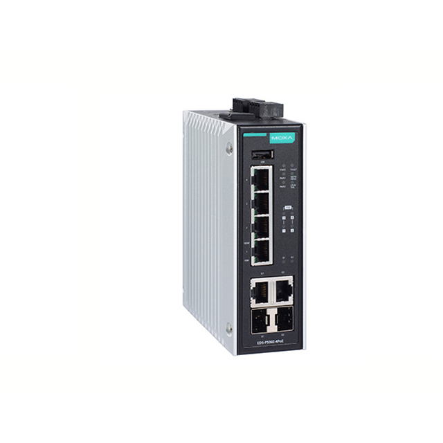 Moxa EDS-P506E-4POE-2GTXSFP-T electronic component product image
