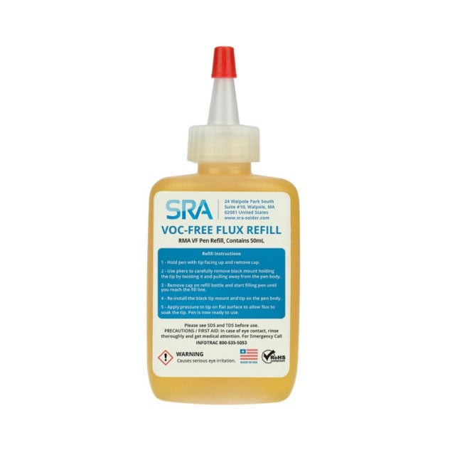 SRA Soldering Products REFILL-RMA-VF electronic component product image