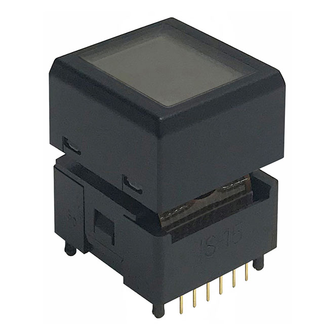 NKK Switches IS15BSBFP4RGB-BLK electronic component product image