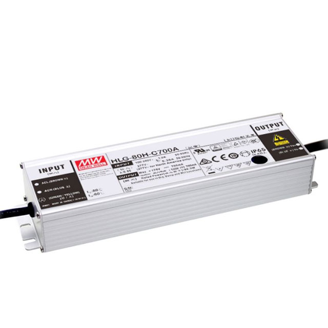 MEAN WELL USA Inc. HLG-80H-C700AB electronic component product image
