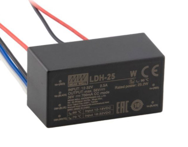 MEAN WELL USA Inc. LDH-25-250W electronic component product image