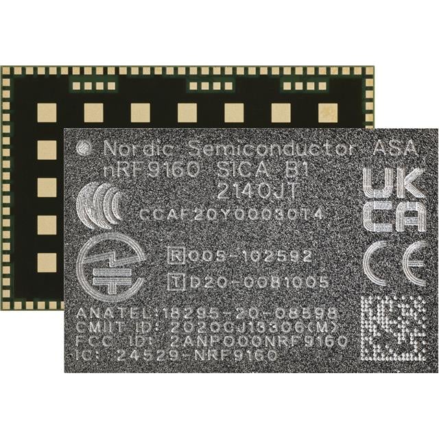 Nordic Semiconductor ASA NRF9160-SICA-B1A-R7 electronic component product image