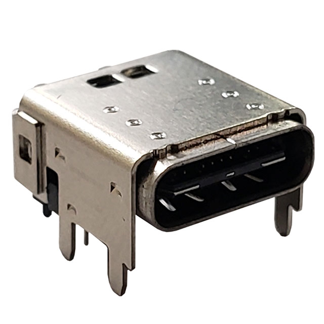 Adam Tech USB-C40-S-RA-BK-30-TR electronic component product image