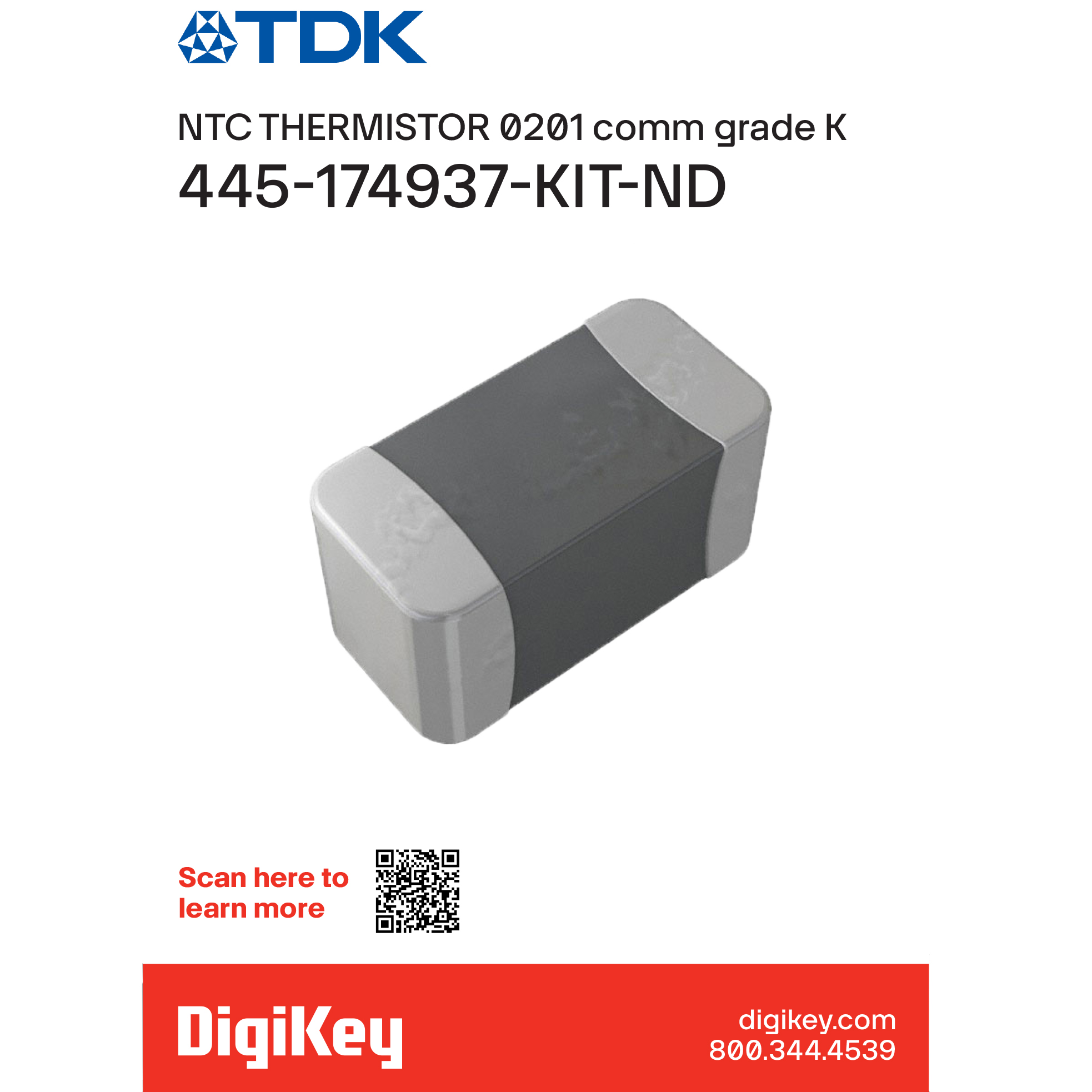 TDK NTC0201-KIT electronic component product image
