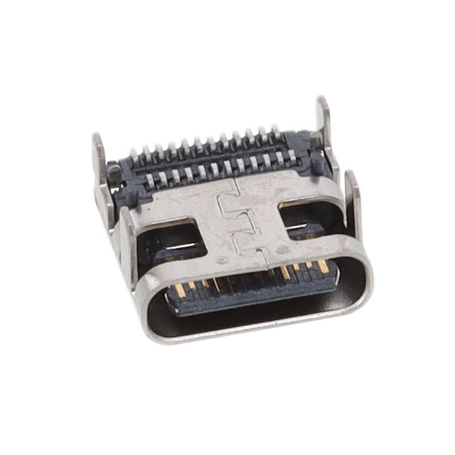 Adam Tech USB-C40-S-RA-CS1-SMT-BK-30-T/R electronic component product image
