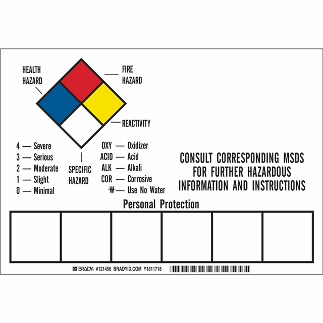 Brady Corporation 121456 electronic component product image