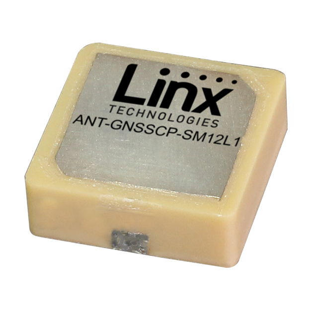 TE Connectivity Linx ANT-GNSSCP-SM12L1 electronic component product image