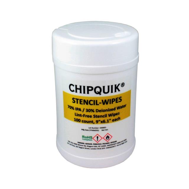 Chip Quik Inc. STENCIL-WIPES electronic component product image