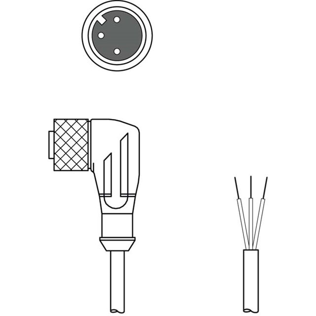 Leuze KD U-M123W-T2105-050 electronic component product image