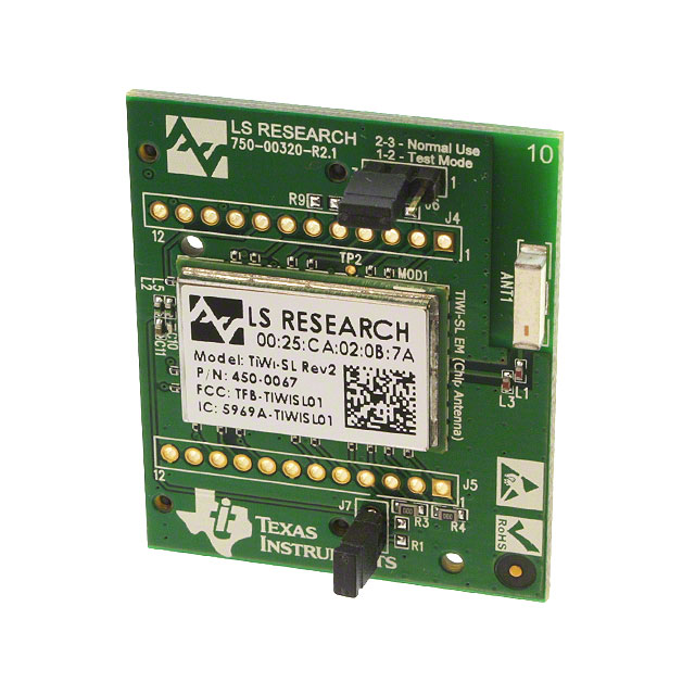 Texas Instruments CC3000TIWISLEM electronic component product image