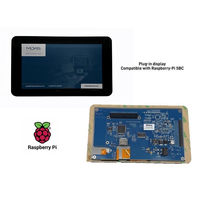 Midas Displays MDT0700JISC-HDMIC electronic component product image