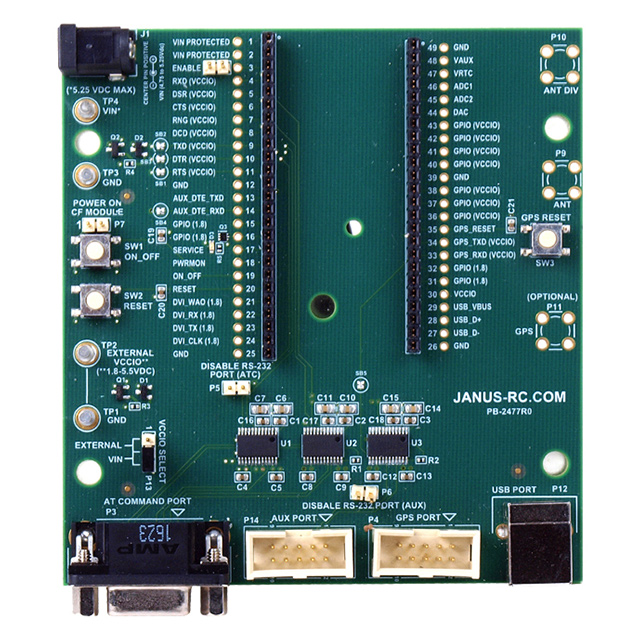 Janus Remote Communications CF EVAL BOARD V1.00 electronic component product image
